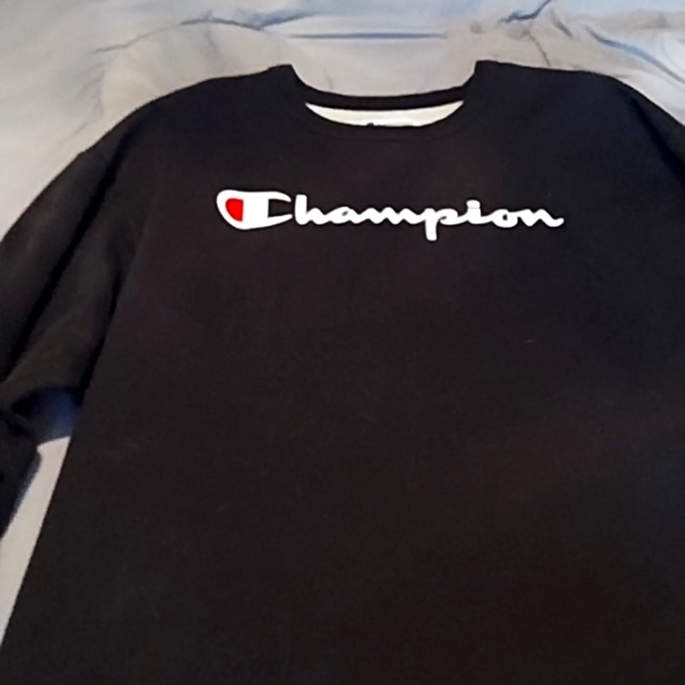 Black champion sweater